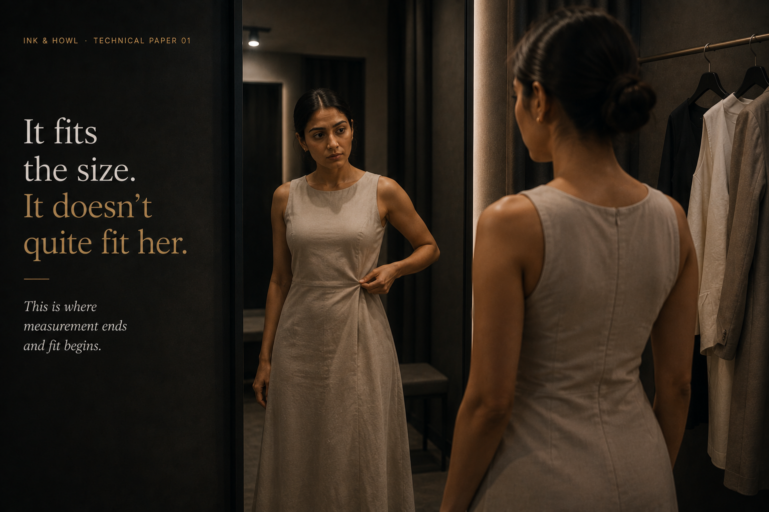 A garment can be technically correct and still be wrong for the body wearing it.